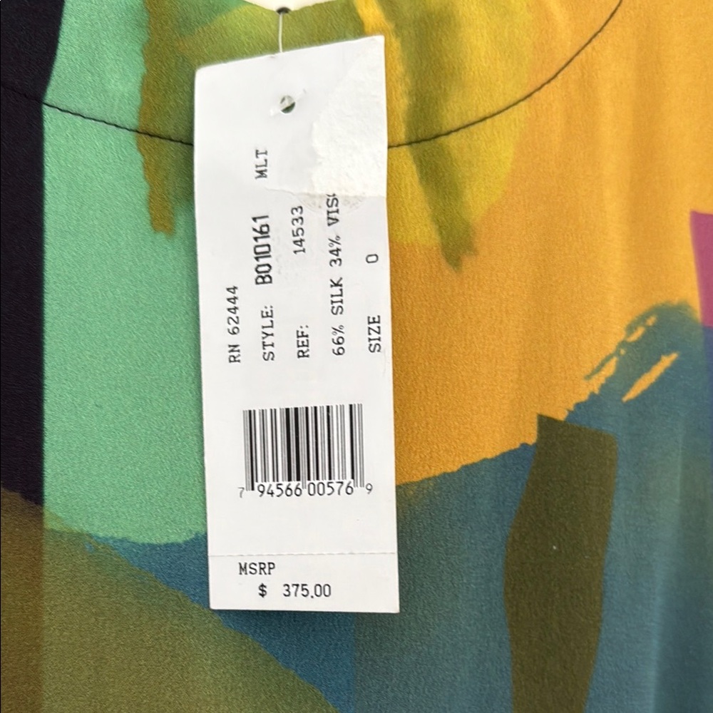 Colorful Abstract Print Dress - Picture 5 of 5